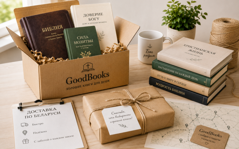 Доставка христианских книг по Беларуси: как оформить заказ в GoodBooks