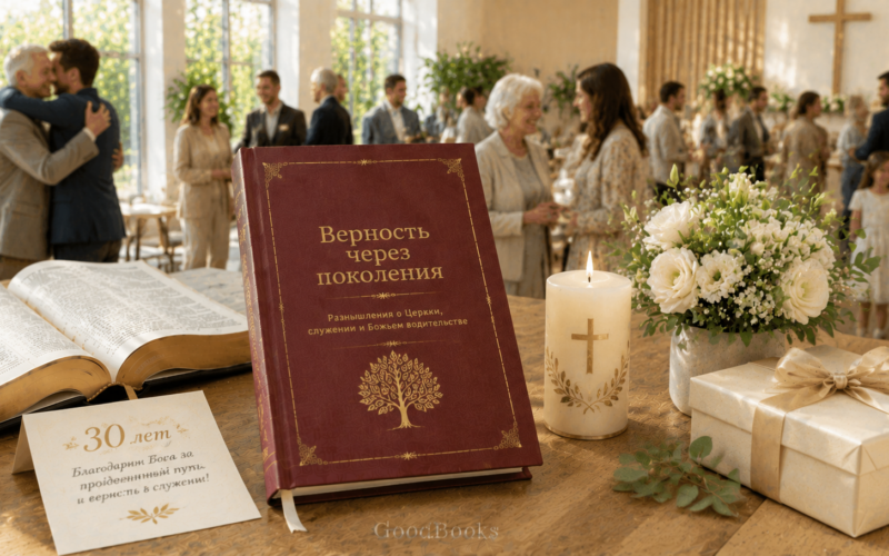 Христианская книга в подарок на церковный юбилей