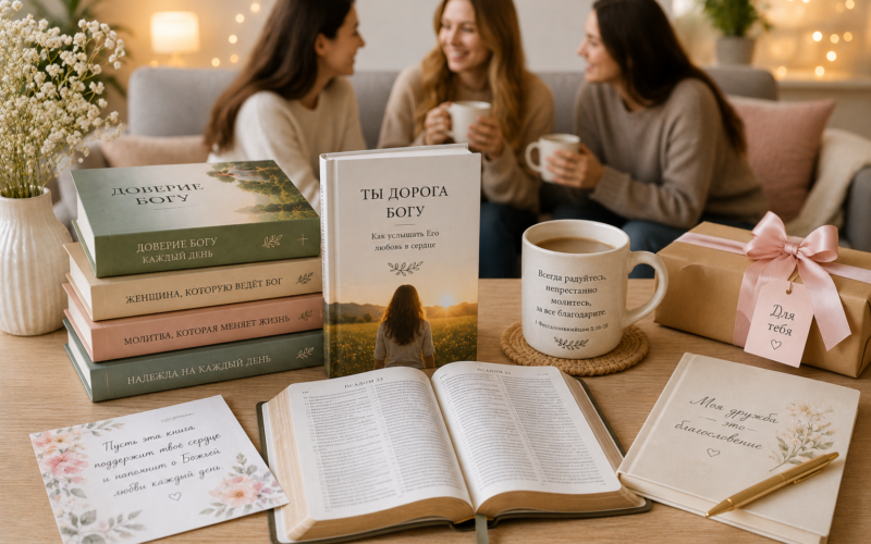 Христианская книга в подарок подруге: как выбрать с теплом