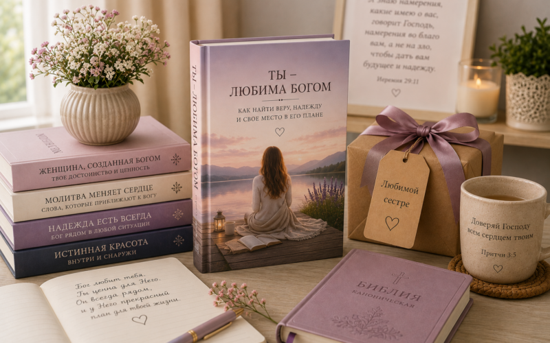 Христианская книга в подарок сестре: как выбрать с теплом