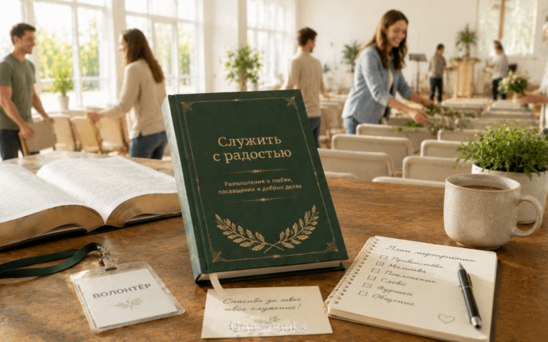 Христианская книга в подарок волонтёру служения