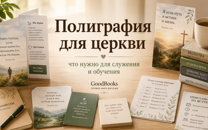 Полиграфия для церкви: что нужно для служения и обучения